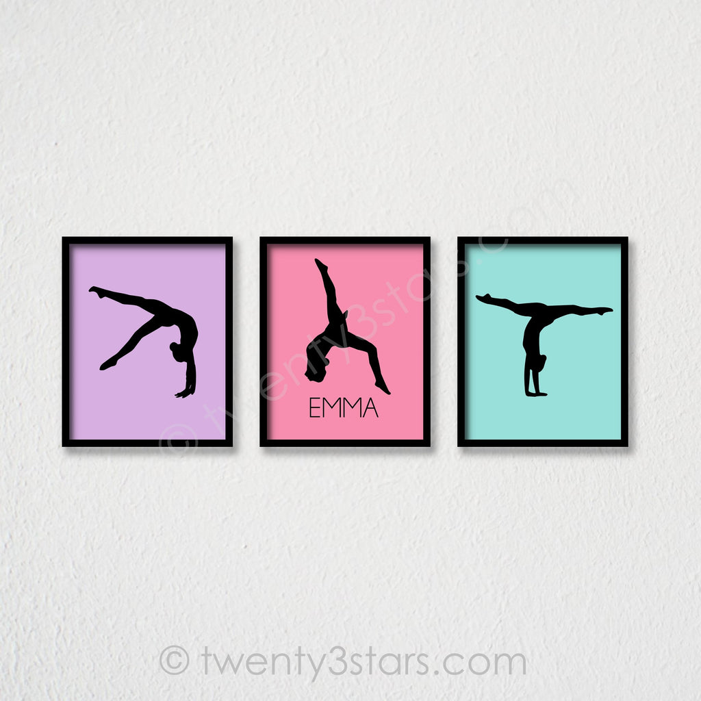 Gymnast Silhouette - Gymnastics - Posters and Art Prints